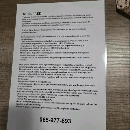 Apartamento Kuca Odmora Prenociste